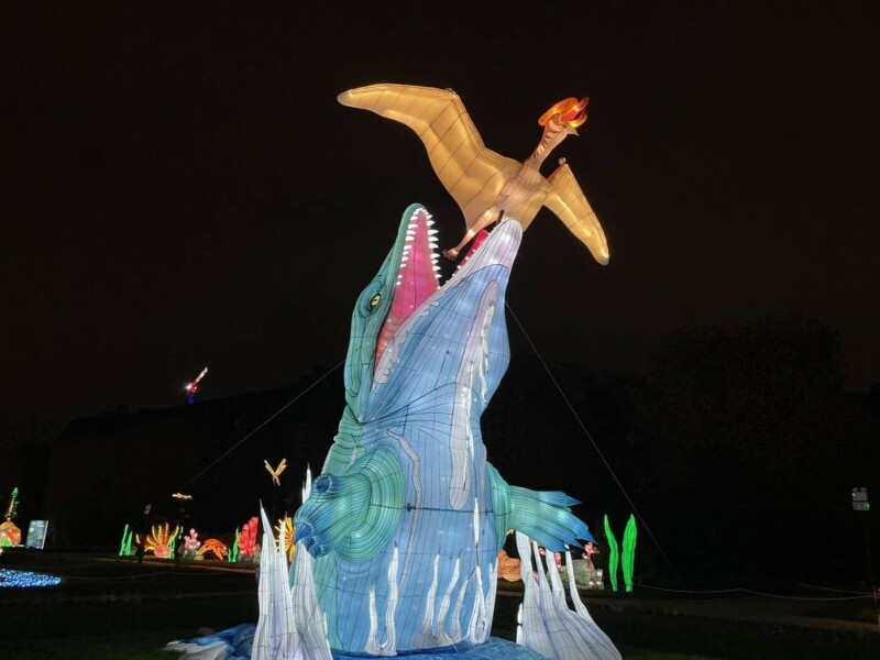 Les dinosaures illuminent le Jardin des Plantes