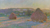 Exposition Monet, Carrières des lumières, Meules (fin de l’été), 1891, © GrandPalaisRmn Agence Bulloz