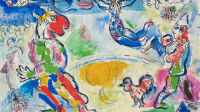 Exposition Chagall, Kunstsammlung, Marc Chagall, Der große Zirkus, 1970, © VG Bild-Kunst, Bonn 2025