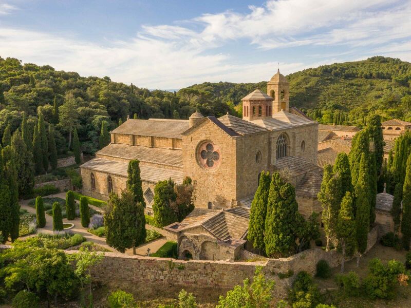Gustave Fayet à l'Abbaye de Fontfroide Gustave Fayet à l'Abbaye de Fontfroide